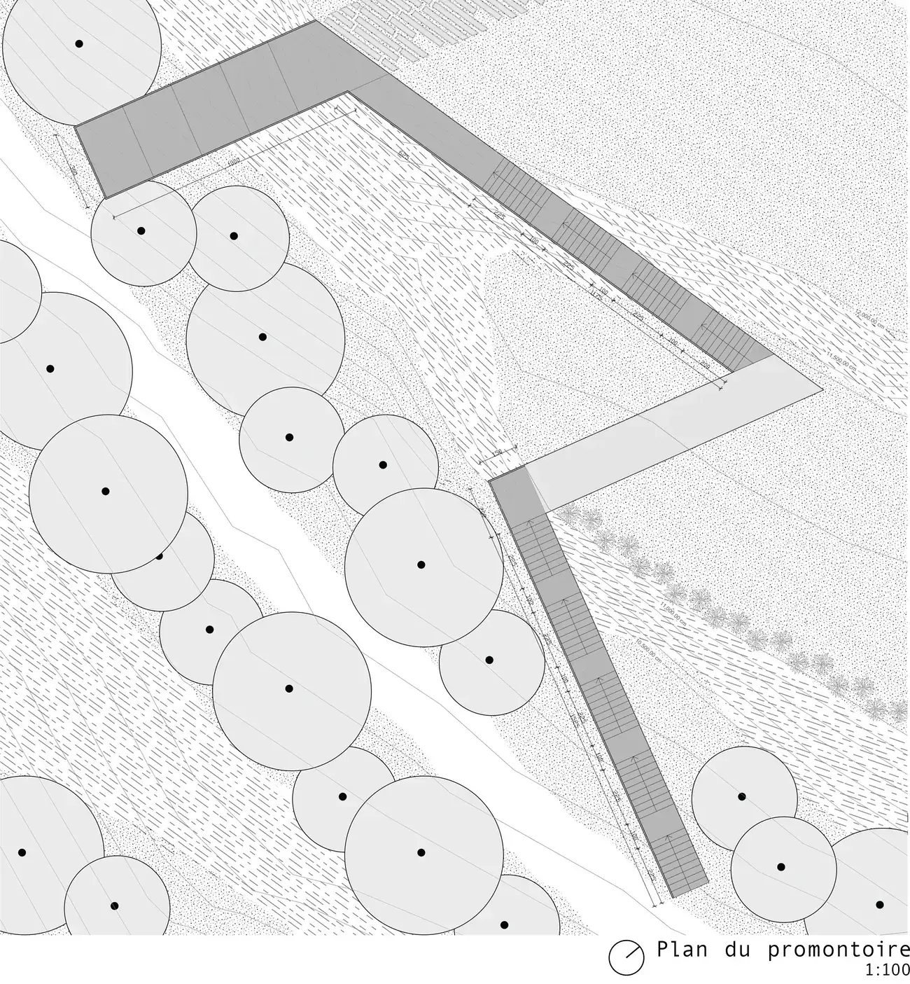 Plan du promontoire